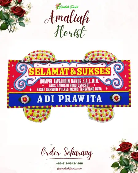 Papan Bunga Ucapan Selamat Mangunsoko